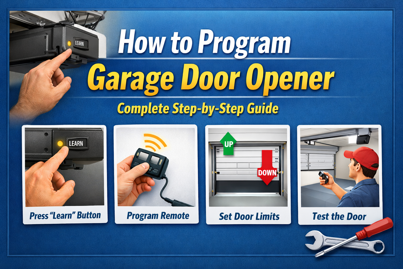 How to Program Garage Door Opener